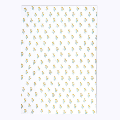 Cabbly the Crab - Yellow Cot Sheet