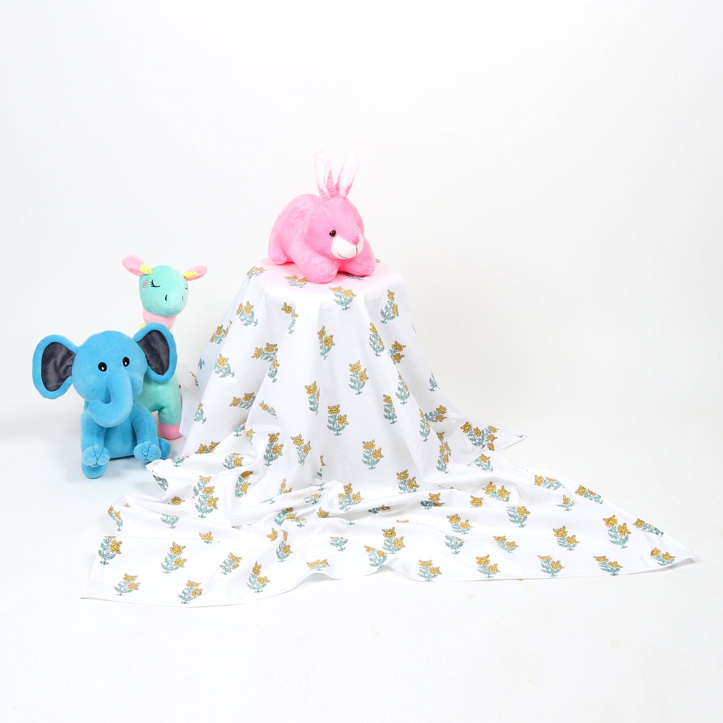 Cabbly the Crab - Yellow Cot Sheet