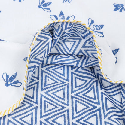 Leebee the Honeybee - Indigo Blanket