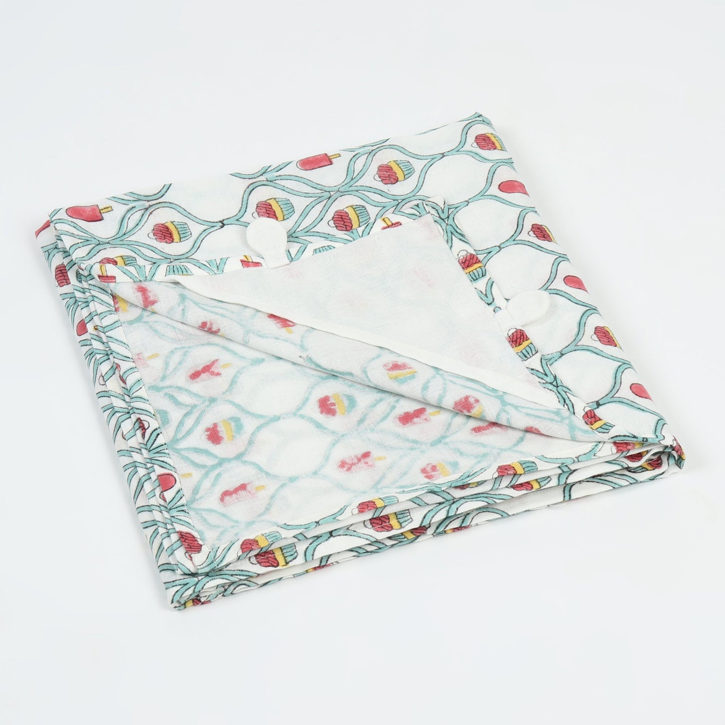Puppke the Cupcake - Turquoise Swaddle
