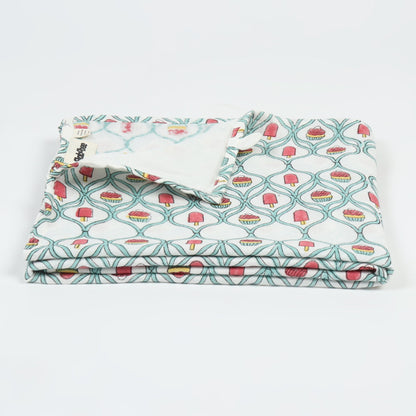 Puppke the Cupcake - Turquoise Swaddle