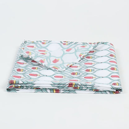 Puppke the Cupcake - Turquoise Cot Sheet